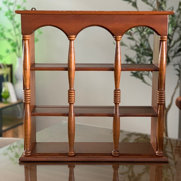 Vintage Cornwall Wood Products wall curio - Picture 3 of 3